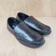 Deer Stags Mens Loafers Sz 7 M Booster Casual Shoes Black - £16.98 GBP