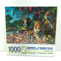 Tiger Sanctuary 1000 Piece Puzzle By Steve Read Bits And Pieces Fast Shipping - $12.19