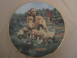 Golden Retrievers Collector Plate Robert Bob Christie Sporting Dogs Hunting - $49.00
