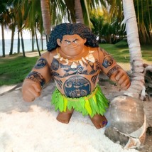 Disney Talking Maui 16&quot; Moana Action Figure Jakks Pacific  Singing The Rock - £34.28 GBP