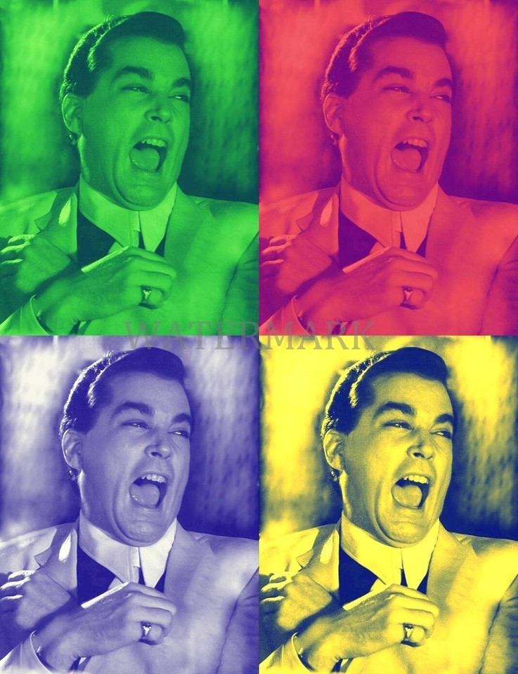RAY LIOTTA TRIBUTE ANDY WARHOL STYLE PRINT FAMOUS LAUGH PHOTO POSTER  AL... - $8.90+