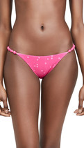 ViX by Paula Hermanny Beads String Bikini Bottom SZ M Brigitte Pink Mrsp $128 - £31.51 GBP