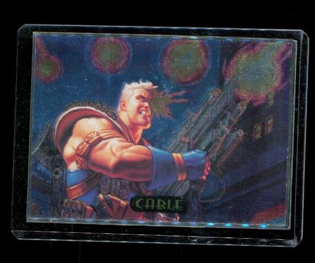 Primary image for CABLE 1994 Marvel Masterpieces POWER BLAST Foil Chase Card 3 of 9