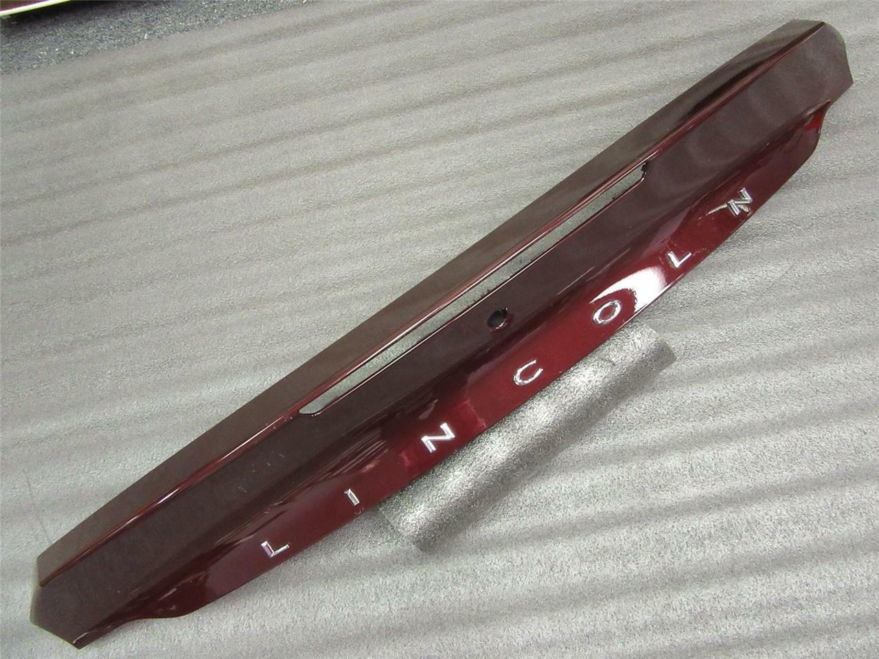 OEM 2013-2015 Lincoln MKZ Trunk Spoiler Panel Deck Lid Applique Bordeaux... - $54.45