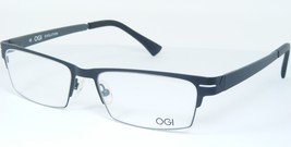 Ogi Evolution 4009 1141 Black /GREY Eyeglasses Glasses Metal Frame 54-18-145mm - $97.90