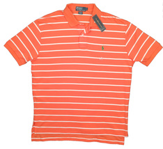 NEW! Polo Ralph Lauren Polo Shirt!  Med  Large  *Light Orange with White... - £31.26 GBP