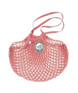 Filt Le Fillet Shoulder Carrying Net Shopping Bag - Light Pink - Medium ... - £31.39 GBP
