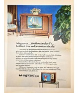 MAGNAVOX-The Magnificent Finest Color TV-True Color-1968 Vintage Print Ad!! - $14.27 CAD