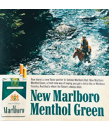 1966 Marlboro Green Menthol Cigarettes Advertisement Vintage Tobacco DWYY2 - $460.99 MXN