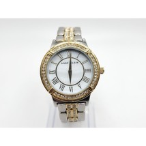 Anne Klein Watch Women New Battery Two-Tone Diamond Accent 31mm MOP Dial - $31.50