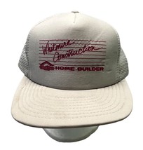 Whitmore Construction Snapback Trucker Hat  Vintage Home Builder Mesh Sp... - $18.95
