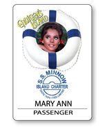 MARY ANN GILLIGANS ISLAND S.S. MINNOW NAME BADGE HALLOWEEN COSPLAY PIN BACK - $279.56 MXN
