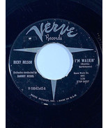 RICKY NELSON: I&#39;m Walkin&#39; / A Teenager&#39;s Romance - 1957 - V10047 - VG+ - $4.10 CAD