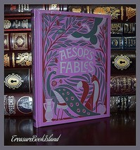 Aesop&#39;s Fables Illustrated by Rackham Crane New Sealed Leather Bound Collectible - £19.40 GBP
