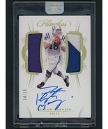 2020-21 Panini Flawless Gold Peyton Manning Auto Jersey Patch Card #4/10... - $3,168.00