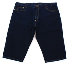 Kani Gold Blue Denim Long Shorts Men&#39;s Size 50 Waist Inseam 22 inches  NWT - £79.82 GBP