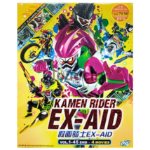 Masked Kamen Rider Ex-Aid Vol.1-45 DVD End (2016) + 4 Movies English Subtitle - £28.78 GBP