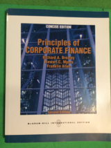 PRINCIPLES OF CORPORATE FINANCE by RICHARD BREALEY - softcover -  SECOND... - $19.95