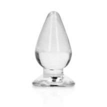 Realrock Crystal Clear Anal Plug 4.5&#39;&#39; Transparent - $17.83