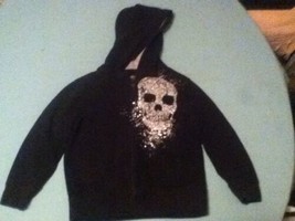 Size 5 Old Navy jacket skeleton athletic sports hoodie boys - $13.59