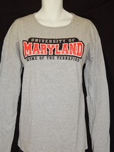 University of Maryland Terrapins Womens T-Shirt Size 3xl xxxl Gray Vintage Top - £11.06 GBP