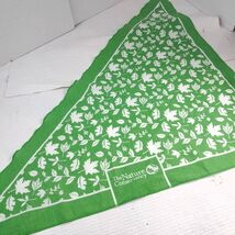 The Nature Conservancy Scarf Bandana Handkerchief Triangle dog pet green... - $5.00