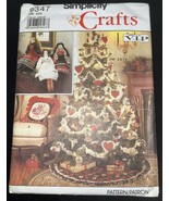 Simplicity Pattern 9347 Holiday Patterns Pillows, Dolls Etc UNCUT FACTOR... - $188.96 MXN