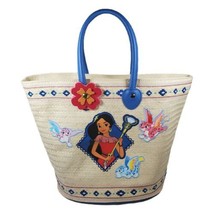 Disney Elena of  Avalor Tote Bag Dragons Beach Straw Wicker Handbag Girls Women - £22.16 GBP