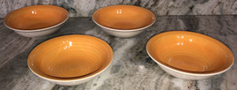Royal Norfolk 7 1/2&quot; Bowls Soup Cereal Set Of 4 Yellow/Orange(New)RARE-S... - £46.37 GBP