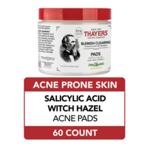 Thayers Blemish Clearing Salicylic Acid and Witch Hazel Acne Pads, 60 Count.. - £26.61 GBP