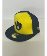 New Era Style Milwaukee Brewers Fitted MLB Hat - $27.41 CAD