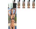 California Pin Up Girl D10 Lighters Set of 5 Electronic Refillable Butane  - $15.79