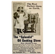 Splendid Oil Cooking Stoves 1897 Advertisement Victorian Novelty ADBN1xxx - $372.61 MXN