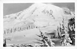 Winter On Mt Rainier WASHINGTON~1930s Real Photo Postcard - £3.42 GBP