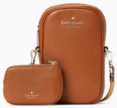 Kate Spade Rosie North South Crossbody Brown Leather K4854 NWT $279 Retail FS - £99.84 GBP