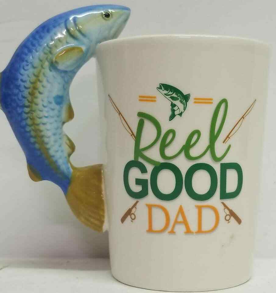 Dashing Fishing Mug Reel Good Dad (LOC BK-18)