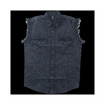 Mens Cutoffs Charcoal Acid Wash Shirt - 714378 - $173.78 CAD