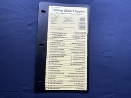 Vintage Writing Skills Flipper Flip Cards Educational Resource For Binder - $11.00