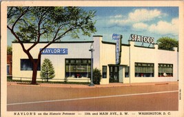 Vtg Postcard, Naylor&#39;s Seafood Restaurant, Washington D.C. Postmarked 1949 - £5.30 GBP