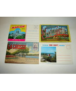 4 1950-60 Wisconsin Souvenir Postcard Folder Photo Sets - €11,15 EUR