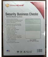 Docugard 04502 Security Business Checks Marble Top Green 500 Sheets - $190.74 MXN
