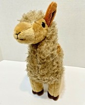 Get Your Hands On A Ganz Plush Soft Wooley Llama Brown 12 Inches Tall - £10.92 GBP