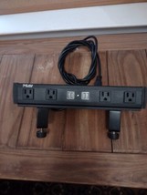 psav power strip desk mount 4 usb 4 electric outlets - $19.79