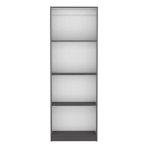 Benzoni Office Bookcase - Matt Gray/White Storage Unit - $3,330.89 MXN