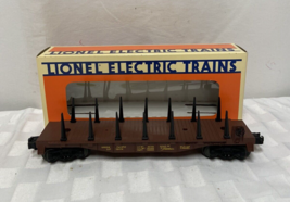 Lionel Trains 6-19414 Union Pacific Flat Car With Stakes 1989 - £37.22 GBP