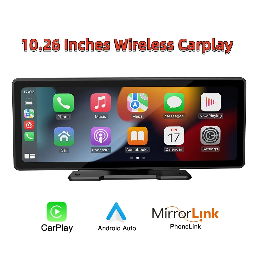 Universal 10.26” Screen Car Radio Multimedia WIFI Video Player Wireless Carplay - £80.63 GBP+
