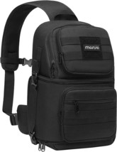 Black Mosiso Camera Sling Bag: Dslr/Slr/Mirrorless Tactical Camera, And Fuji. - $45.95