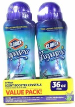 (2) Fraganzia Lavender With Eucalyptus In Wash Scent Boost Crystals 18 Oz - £15.56 GBP