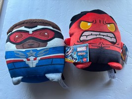 NEW Marvel Captain America &amp; Red Hulk Cuutopia 7&#39;&#39; Plushies - $506.06 MXN