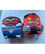 NEW Marvel Captain America &amp; Red Hulk Cuutopia 7&#39;&#39; Plushies - $503.66 MXN
